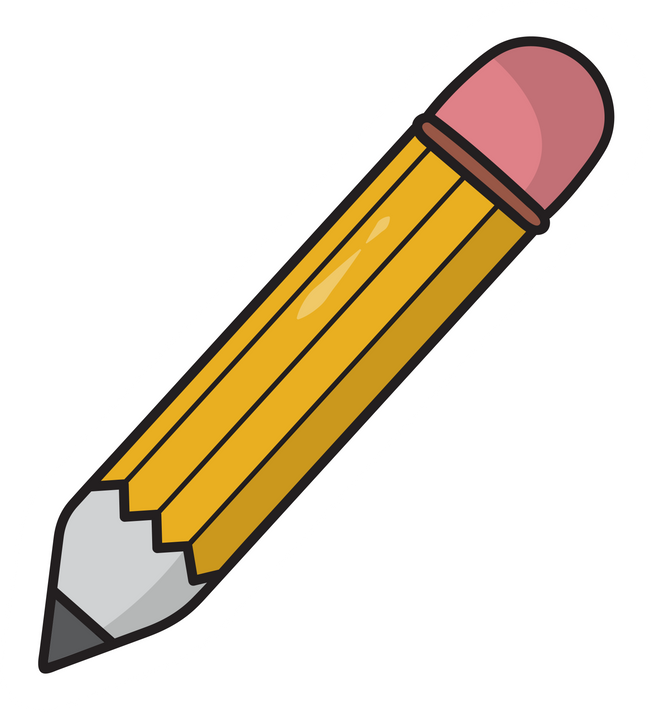 Pencil sticker