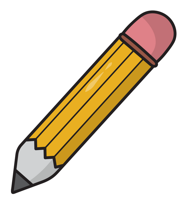 Pencil sticker